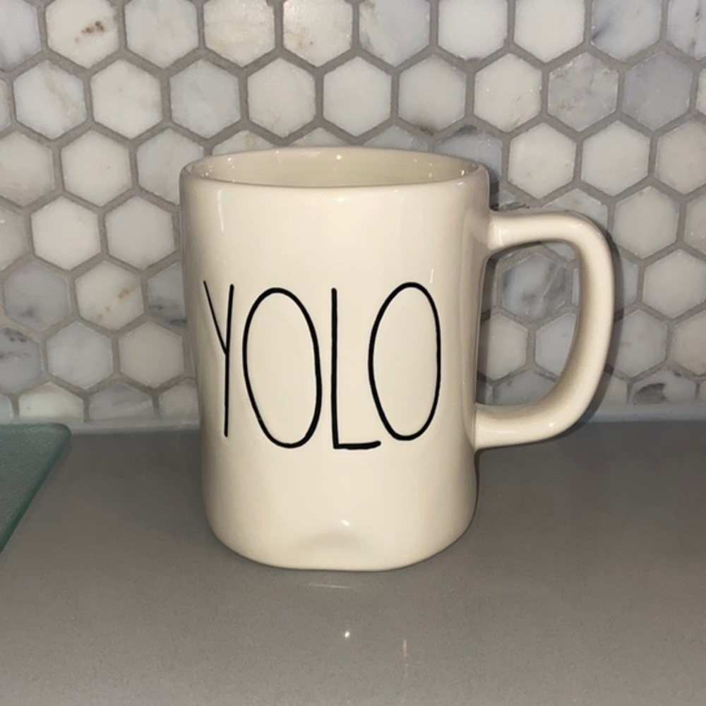 Rae Dunn‎ YOLO Mug M Stamped